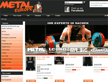 Tablet Screenshot of metal-europe.de